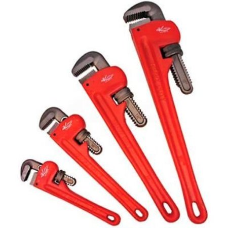 Integrated Supply Network 4 Piece Pipe Wrench Set KTI-49000